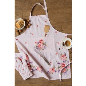 Clayre & Eef TWFBO Polévková mísa Ø 15 cm Vícebarevná porcelánová mísa s květinami kulatá