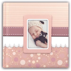 Dětské album Cinzia 24x24 cm růžové