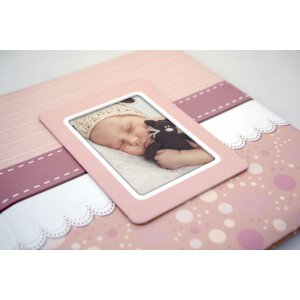 Dětské album Cinzia 24x24 cm růžové