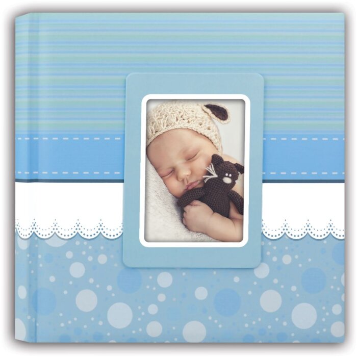 Dětské album Cinzia 24x24 cm modré