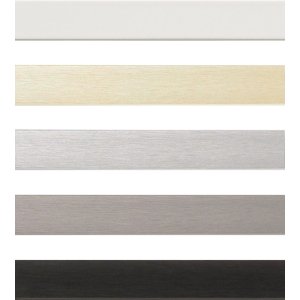 Hliníkový rám židle Walther 42x60 cm černý rám s certifikátem DIN A2