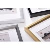 Plastový rámeček Walther Steel Style 21x29,7 cm černý rámeček na certifikáty DIN A4