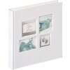 Walther baby album Little Foot 28x30,5 cm 60 bílých stran stříbrná ražba CD archiv