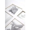 Walther baby album Little Foot 28x30,5 cm 60 bílých stran stříbrná ražba CD archiv