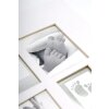 Walther baby album Little Foot 28x30,5 cm 60 bílých stran stříbrná ražba CD archiv