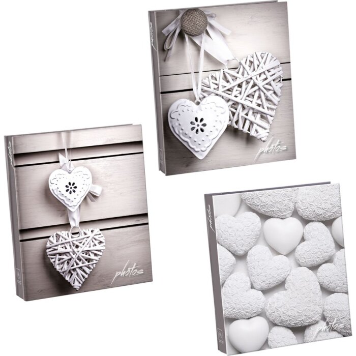 Mascagni slip-in album Shabby 13x19 cm na 100 fotografií černé stránky