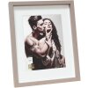 Rámeček na obraz s paspartou ze šedého dřeva S223K7