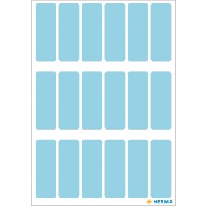 Vielzwecketiketten blau 12x34 mm Papier matt 90 St.