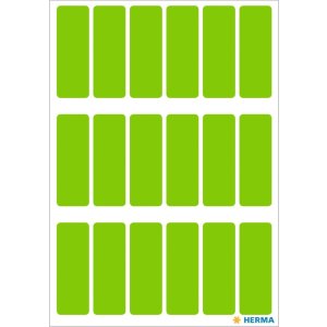Vielzwecketiketten grün 12x34 mm Papier matt 90 St.