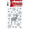 HERMA Sticker MAGIC Hirsch glittery Weihnachtsdekoration selbstklebend