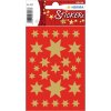 Herma Weihnachtssticker DECOR STERNE GOLD 3 Blatt