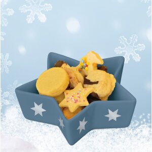 HERMA Weihnachts-Sticker Sterne silber