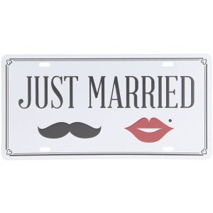 Clayre & Eef textový štít 30x15...