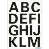 HERMA Buchstaben 25 mm A-Z wetterfest Folie schwarz 2 Bl.