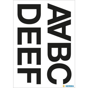 Vario Buchstaben schwarz A-N von Herma