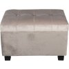 Truhla s taburetem 50x34x33 cm béžová - 64061SBE