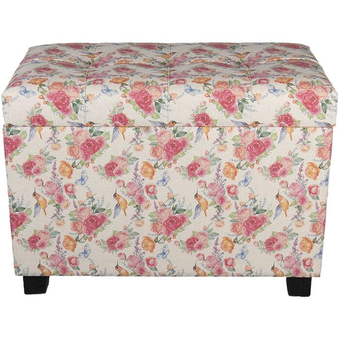 Truhla s taburetem 60x36x43 cm vícebarevná - 64061LM