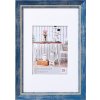 Rám na obrazy Walther Chalet blue 40x60 cm s paspartou 30x45 cm