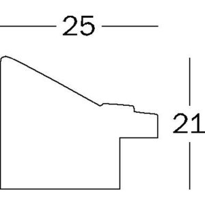 Walther rám na obrazy Chalet natural 50x70 cm s paspartou 40x60 cm