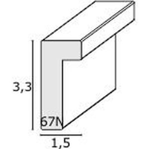Deknudt S67NK Dřevěný rám 3D double passe-partout