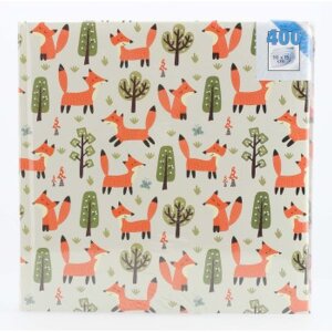 Hama Jumbo fotoalbum Forest Fox 30x30 cm 100 bílých stran