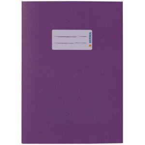 HERMA 5506 Papierheftschoner A5 violett recyceltes Papier...