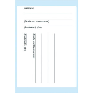 HERMA Textetiketten Paketadressen 80x110 mm 8 Stück...