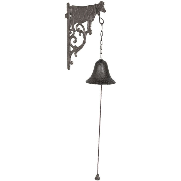 Zvonková kráva 6Y3000 hnědá 10x19x25 cm