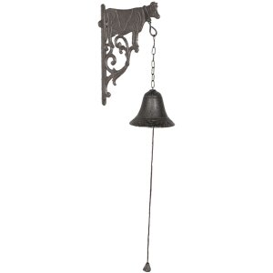 Zvonková kráva 6Y3000 hnědá 10x19x25 cm