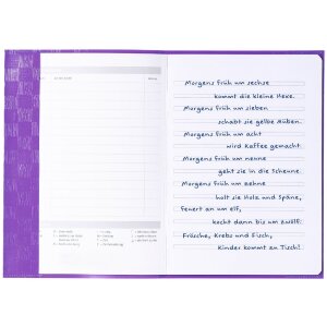 HERMA 7426 Heftschoner PP A5 gedeckt violett mit...