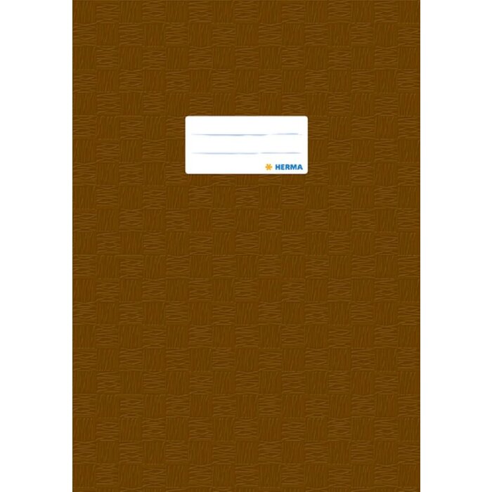 HERMA Heftschoner PP A4 gedeckt braun