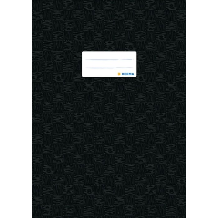 HERMA Heftschoner PP A4 gedeckt schwarz