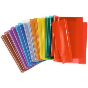 HERMA 7480 transparenter Heftschoner A5 Polypropylen mit Beschriftungsetikett