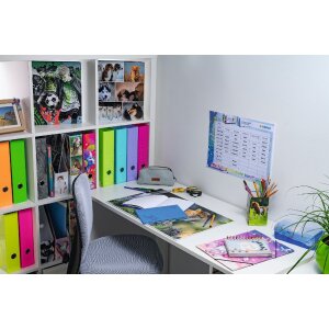 HERMA 7483 Heftschoner PP A5 transparent blau langlebig und passgenau