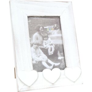 Rám na obraz bílé dřevo S67TR 10x10 cm až 13x18 cm