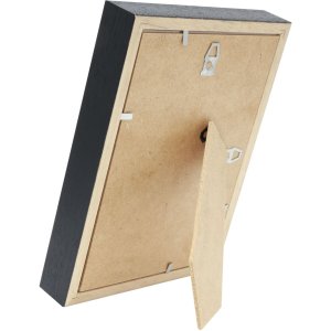 S223K2 Černý dřevěný rám na rámování předmětů 30x30 cm