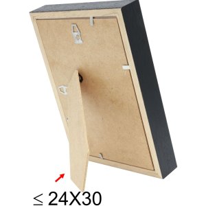 S223K2 Černý dřevěný rám na rámování předmětů 30x30 cm