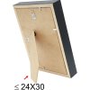 S223K2 Černý dřevěný rám na rámování předmětů 30x30 cm