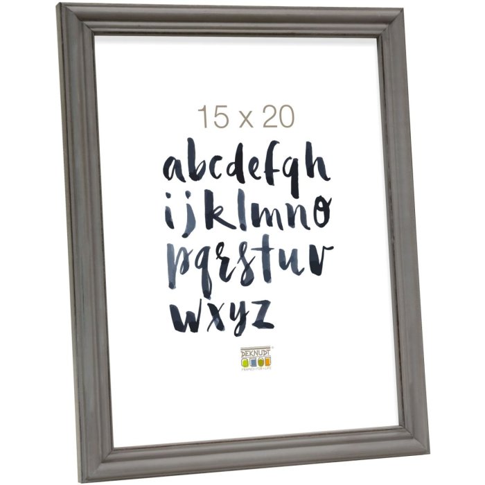 Deknudt S235F7 Rám na obrázky v rustikálním stylu šedý 13x18 cm