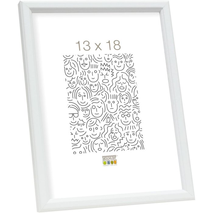 Deknudt S236K1 Dřevěný rám v bílé barvě 13x18 cm