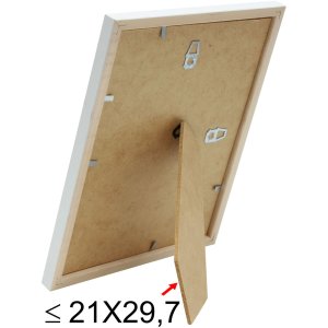 Deknudt S236K1 Dřevěný rám v bílé barvě 15x20 cm