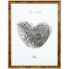 S40JB2 Dřevěný rám ve zlaté barvě se zelenými a tmavě červenými tóny 20x20 cm