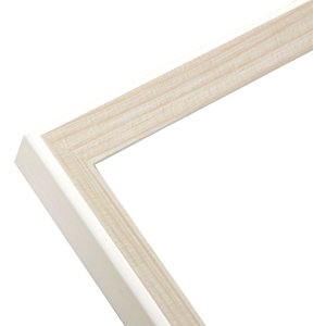 Deknudt obrazový rám S46CH1 přírodní s bílým okrajem 10x20 cm