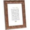 S46HF3 Dřevěný rám v hnědé barvě se zvlněným povrchem 15x15 cm