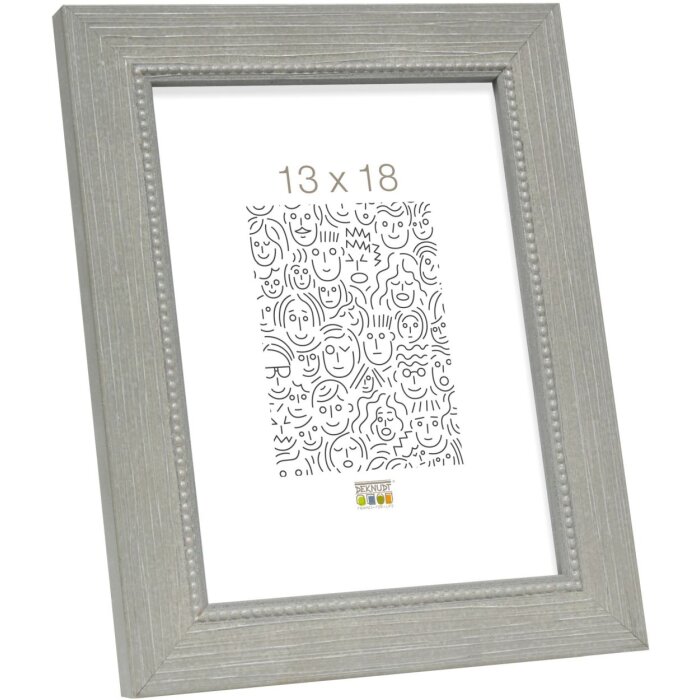S46KF7 Dřevěný rám v šedé barvě s perleťovým lemováním 20x20 cm