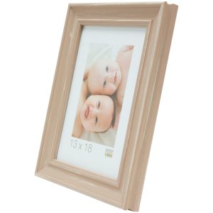 S46LF3 Rám na obraz v béžové barvě v rustikálním stylu 13x18 cm