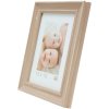 Deknudt dřevěný rám S46LF3 béžový rustikální styl 18x24 cm