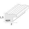 S46MF2 Černý dřevěný rám s povrchovou úpravou proti povětrnostním vlivům 20x25 cm