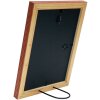 S46MF3 Hnědý dřevěný rám s povrchovou úpravou proti povětrnostním vlivům 13x13 cm