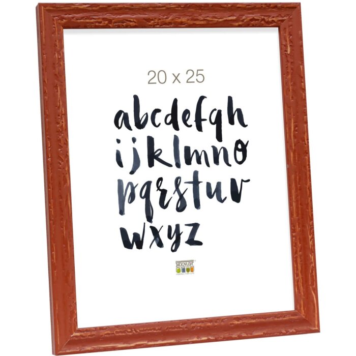 S46MF3 Hnědý dřevěný rám s povrchovou úpravou proti povětrnostním vlivům 20x28 cm